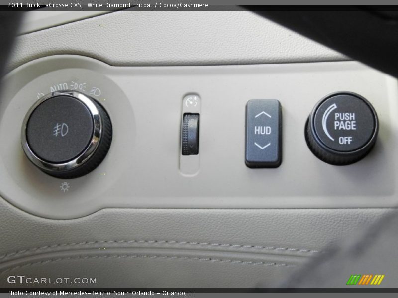 White Diamond Tricoat / Cocoa/Cashmere 2011 Buick LaCrosse CXS