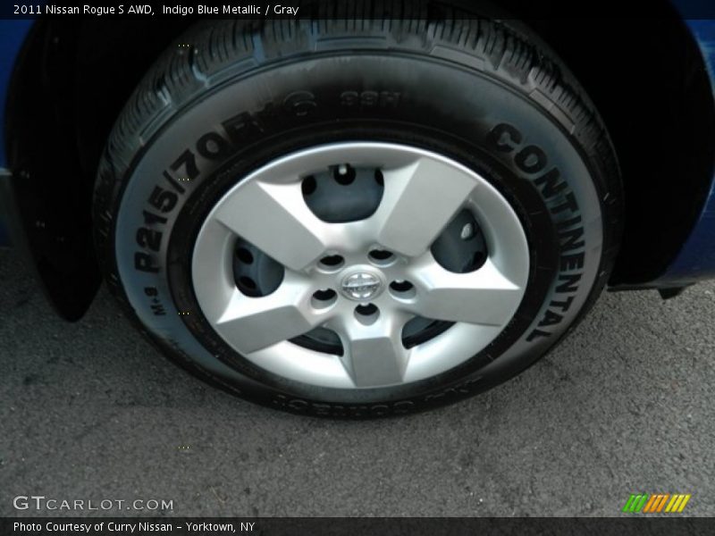Indigo Blue Metallic / Gray 2011 Nissan Rogue S AWD