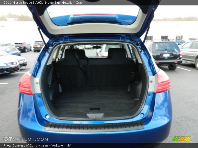 Indigo Blue Metallic / Gray 2011 Nissan Rogue S AWD