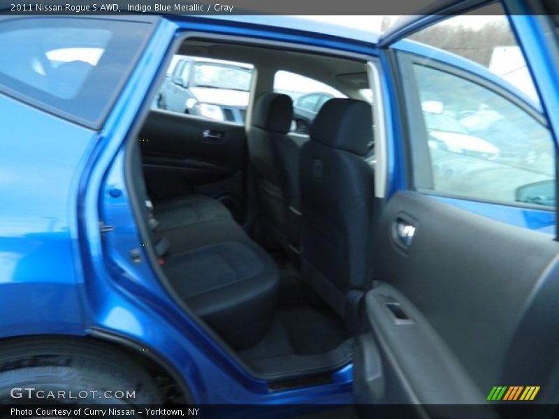 Indigo Blue Metallic / Gray 2011 Nissan Rogue S AWD