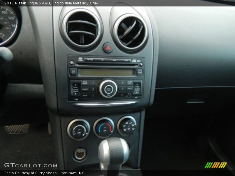 Indigo Blue Metallic / Gray 2011 Nissan Rogue S AWD