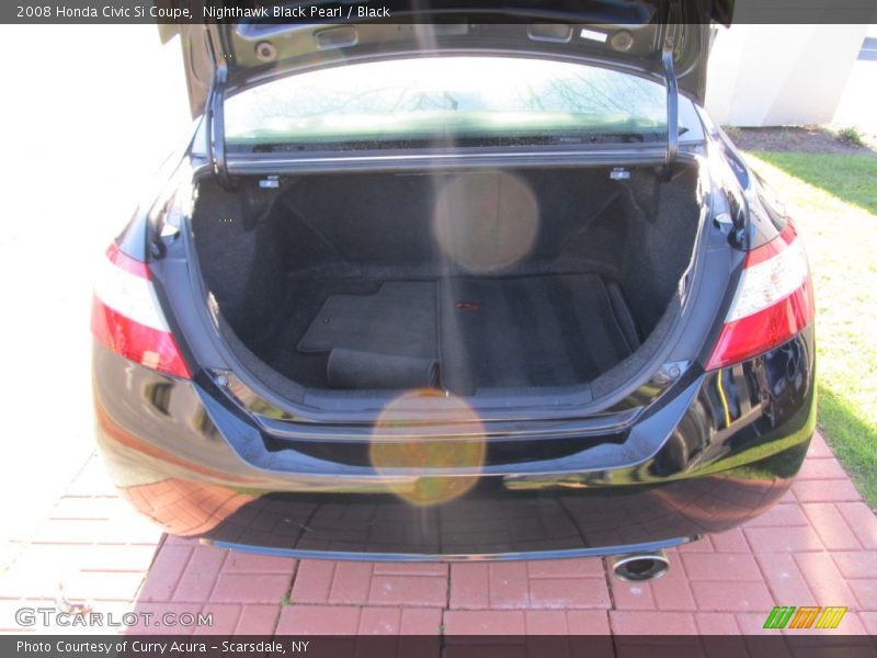 Nighthawk Black Pearl / Black 2008 Honda Civic Si Coupe