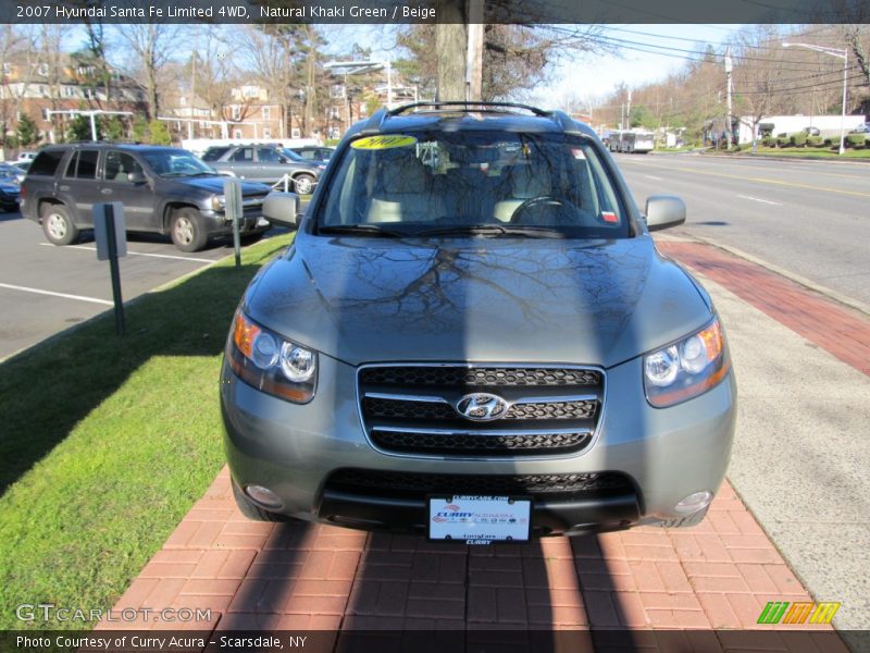 Natural Khaki Green / Beige 2007 Hyundai Santa Fe Limited 4WD