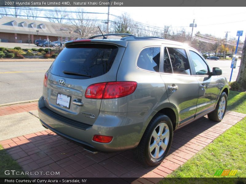 Natural Khaki Green / Beige 2007 Hyundai Santa Fe Limited 4WD