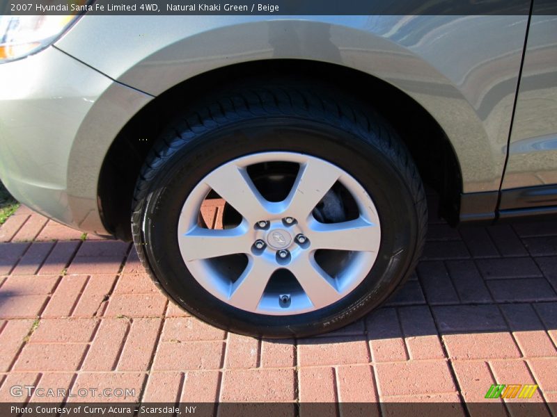 Natural Khaki Green / Beige 2007 Hyundai Santa Fe Limited 4WD