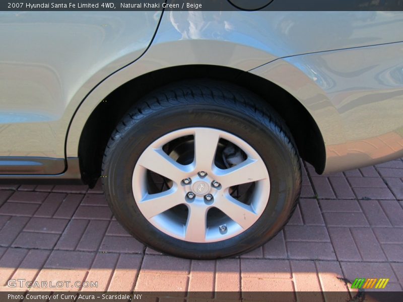 Natural Khaki Green / Beige 2007 Hyundai Santa Fe Limited 4WD