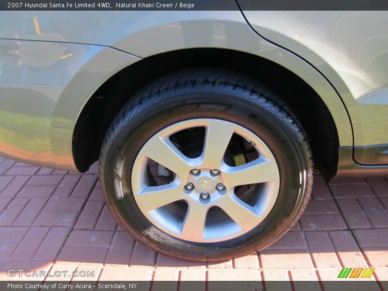 Natural Khaki Green / Beige 2007 Hyundai Santa Fe Limited 4WD