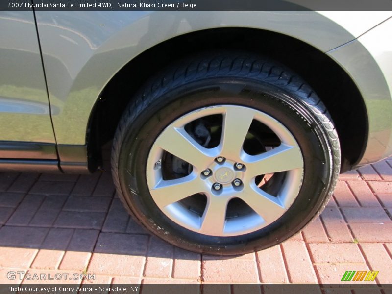 Natural Khaki Green / Beige 2007 Hyundai Santa Fe Limited 4WD