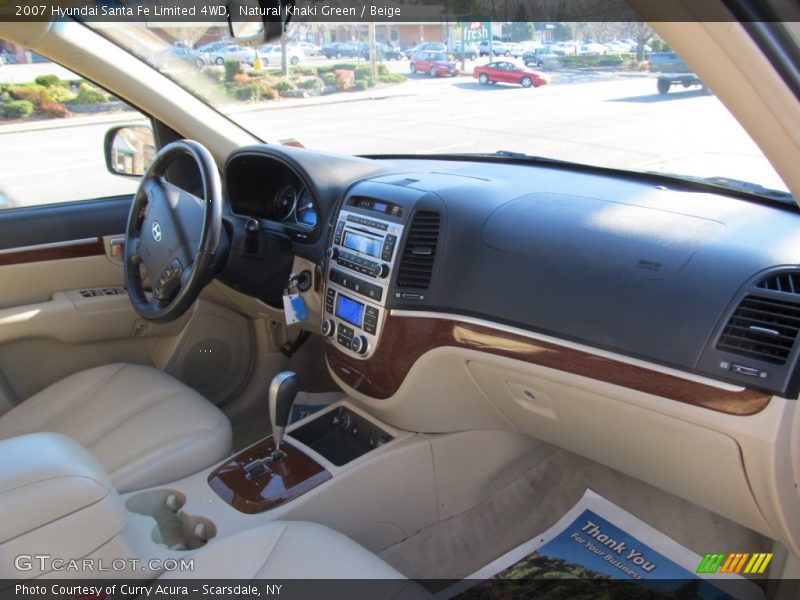 Natural Khaki Green / Beige 2007 Hyundai Santa Fe Limited 4WD