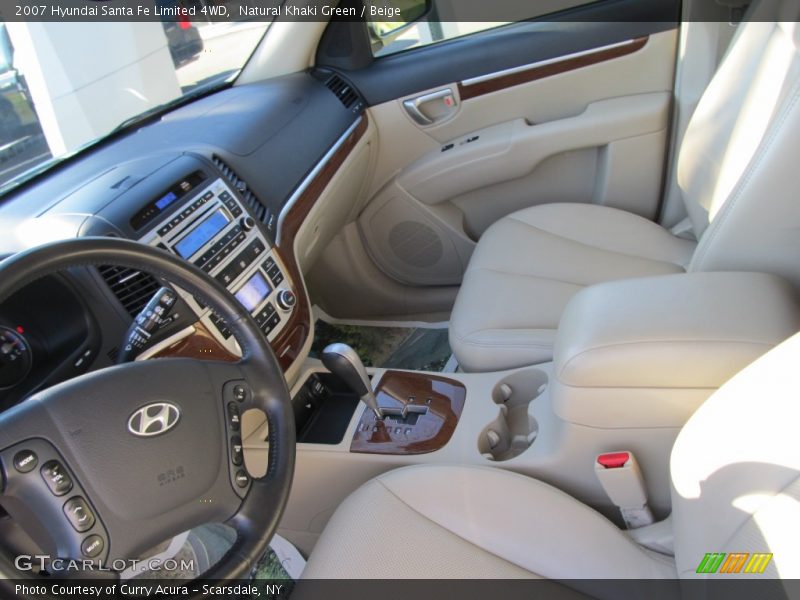 Natural Khaki Green / Beige 2007 Hyundai Santa Fe Limited 4WD