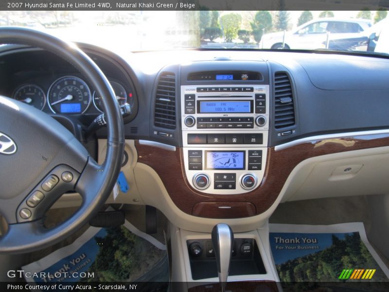 Natural Khaki Green / Beige 2007 Hyundai Santa Fe Limited 4WD