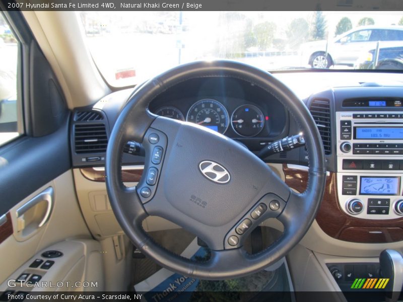 Natural Khaki Green / Beige 2007 Hyundai Santa Fe Limited 4WD
