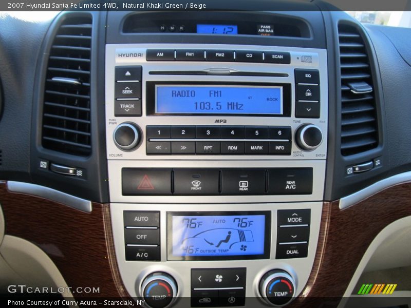 Natural Khaki Green / Beige 2007 Hyundai Santa Fe Limited 4WD