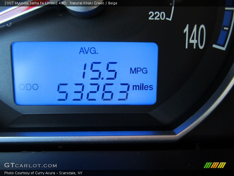 Natural Khaki Green / Beige 2007 Hyundai Santa Fe Limited 4WD