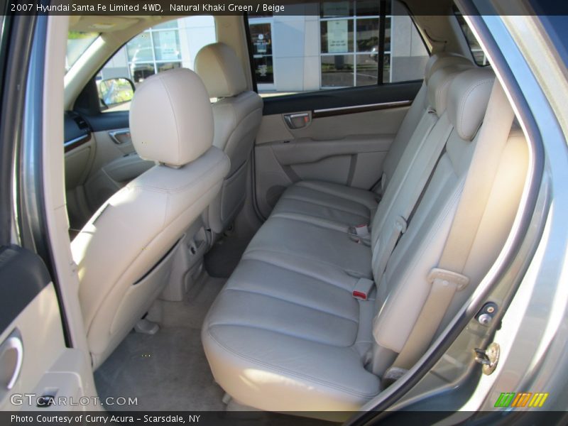 Natural Khaki Green / Beige 2007 Hyundai Santa Fe Limited 4WD
