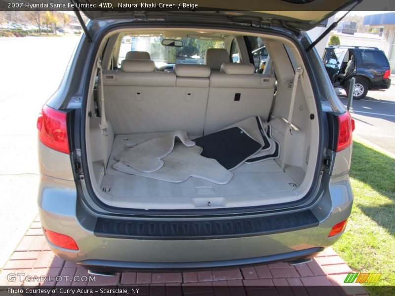 Natural Khaki Green / Beige 2007 Hyundai Santa Fe Limited 4WD