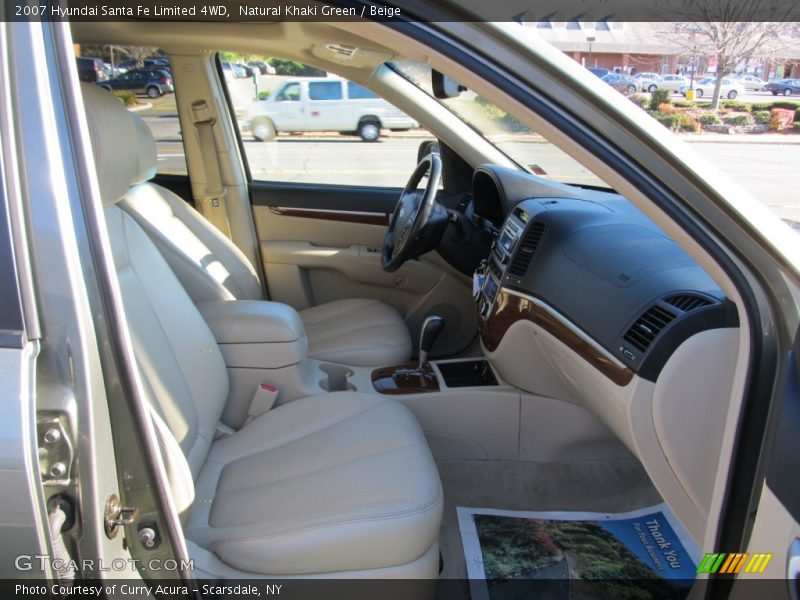 Natural Khaki Green / Beige 2007 Hyundai Santa Fe Limited 4WD