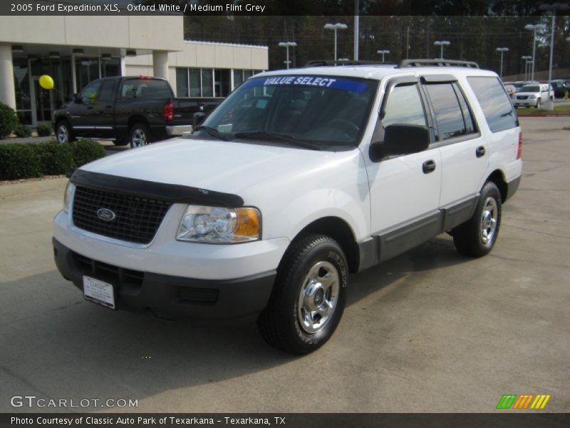 Oxford White / Medium Flint Grey 2005 Ford Expedition XLS