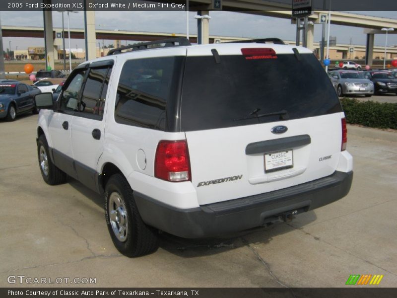Oxford White / Medium Flint Grey 2005 Ford Expedition XLS