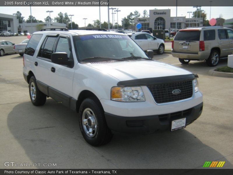 Oxford White / Medium Flint Grey 2005 Ford Expedition XLS