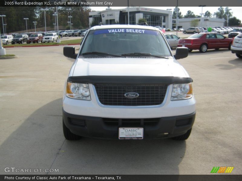 Oxford White / Medium Flint Grey 2005 Ford Expedition XLS