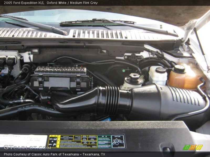 Oxford White / Medium Flint Grey 2005 Ford Expedition XLS