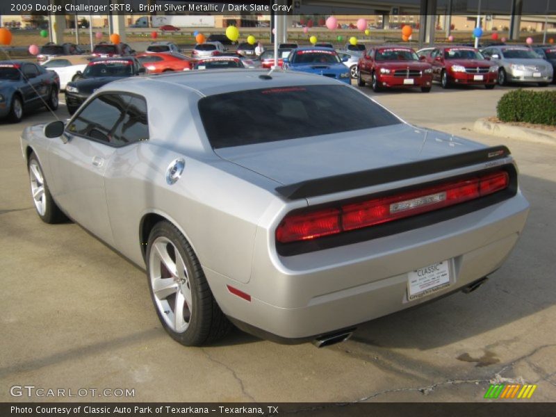 Bright Silver Metallic / Dark Slate Gray 2009 Dodge Challenger SRT8