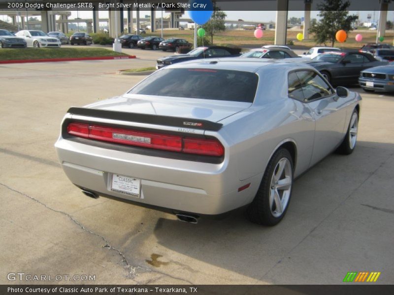 Bright Silver Metallic / Dark Slate Gray 2009 Dodge Challenger SRT8
