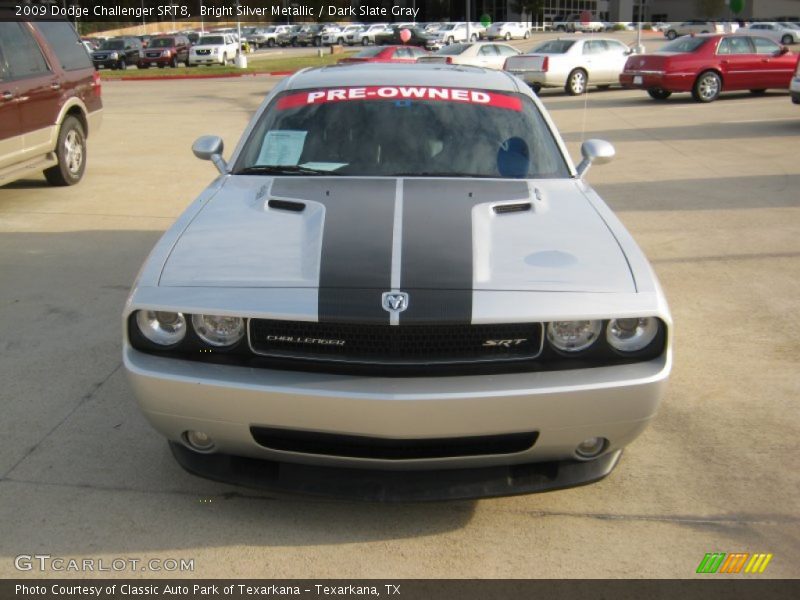 Bright Silver Metallic / Dark Slate Gray 2009 Dodge Challenger SRT8