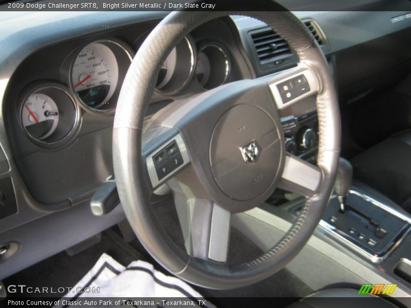 Bright Silver Metallic / Dark Slate Gray 2009 Dodge Challenger SRT8