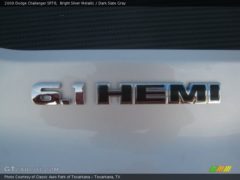 Bright Silver Metallic / Dark Slate Gray 2009 Dodge Challenger SRT8