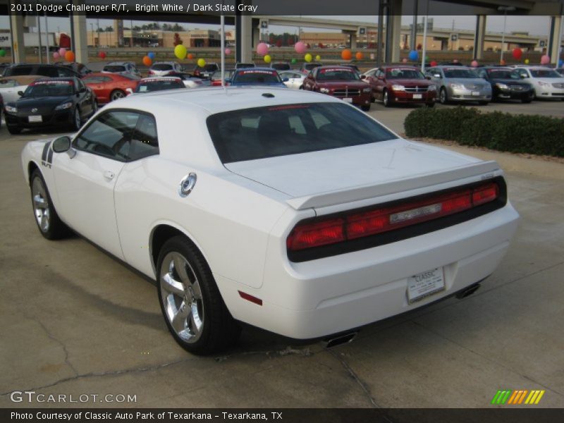 Bright White / Dark Slate Gray 2011 Dodge Challenger R/T