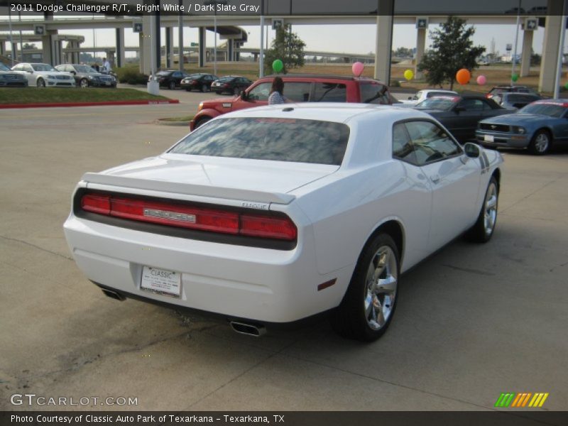 Bright White / Dark Slate Gray 2011 Dodge Challenger R/T
