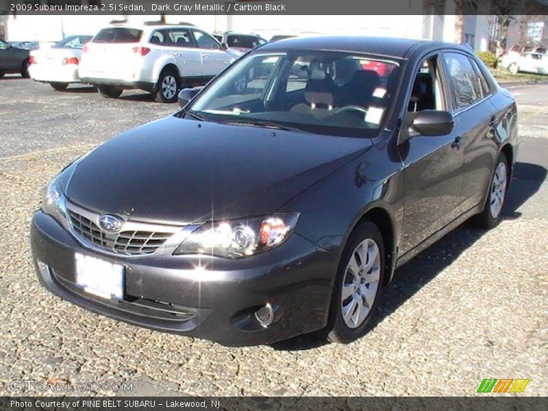 Dark Gray Metallic / Carbon Black 2009 Subaru Impreza 2.5i Sedan