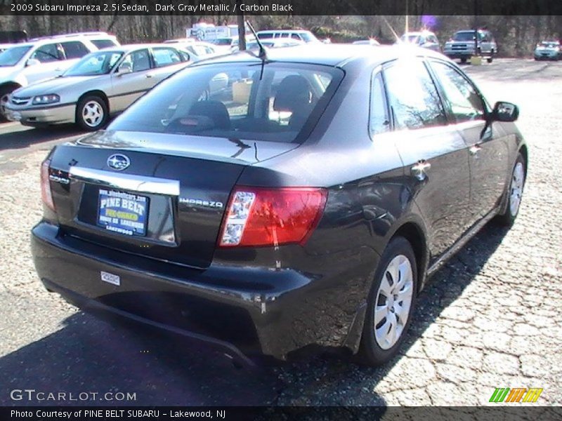 Dark Gray Metallic / Carbon Black 2009 Subaru Impreza 2.5i Sedan