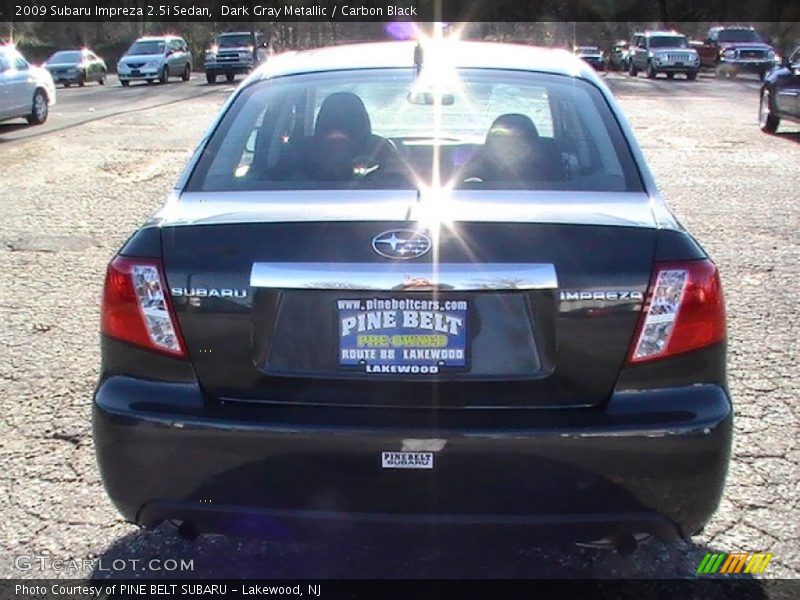 Dark Gray Metallic / Carbon Black 2009 Subaru Impreza 2.5i Sedan