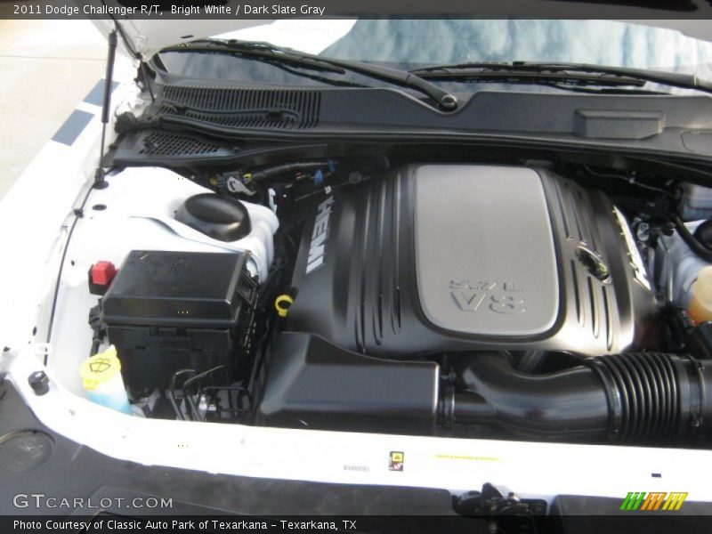 Bright White / Dark Slate Gray 2011 Dodge Challenger R/T