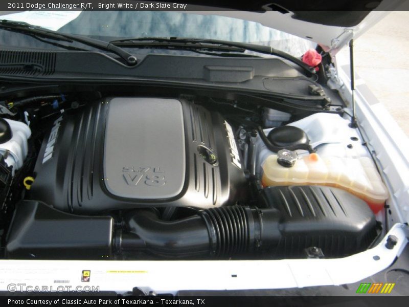 Bright White / Dark Slate Gray 2011 Dodge Challenger R/T