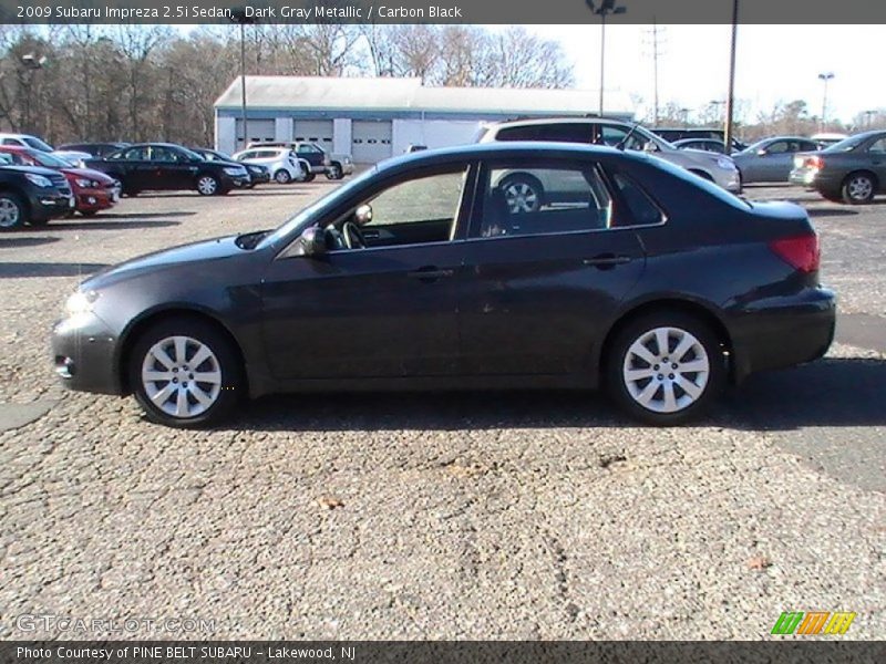 Dark Gray Metallic / Carbon Black 2009 Subaru Impreza 2.5i Sedan