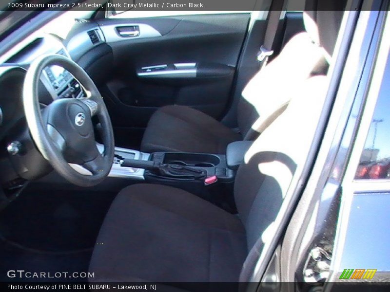 Dark Gray Metallic / Carbon Black 2009 Subaru Impreza 2.5i Sedan
