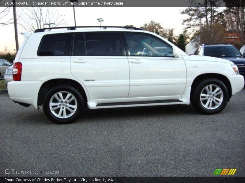 Super White / Ivory Beige 2006 Toyota Highlander Hybrid Limited