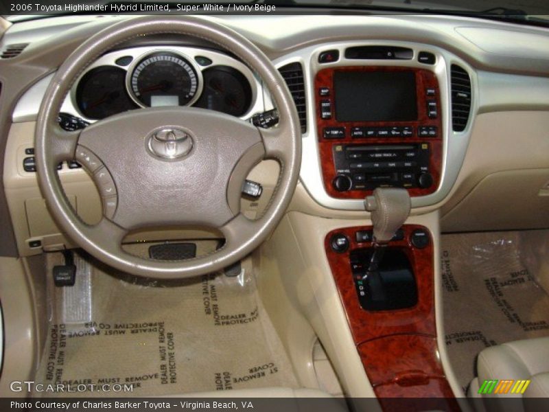 Super White / Ivory Beige 2006 Toyota Highlander Hybrid Limited