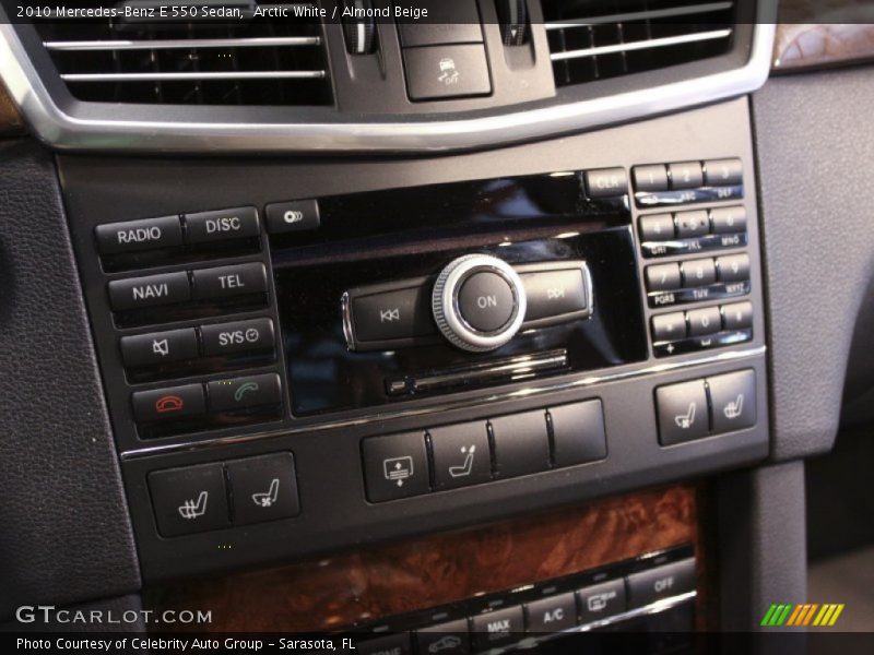 Arctic White / Almond Beige 2010 Mercedes-Benz E 550 Sedan