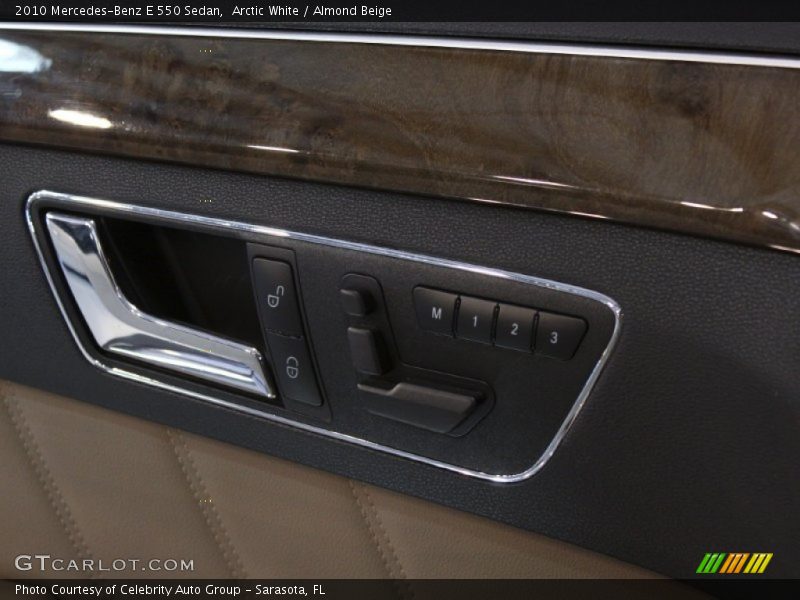 Arctic White / Almond Beige 2010 Mercedes-Benz E 550 Sedan