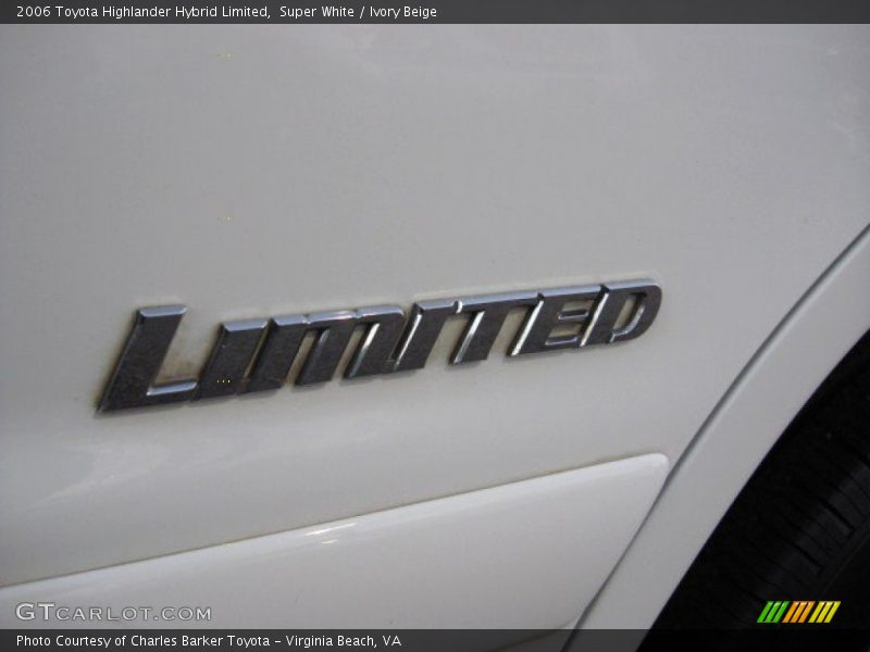  2006 Highlander Hybrid Limited Logo