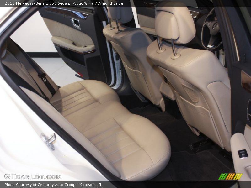 Arctic White / Almond Beige 2010 Mercedes-Benz E 550 Sedan