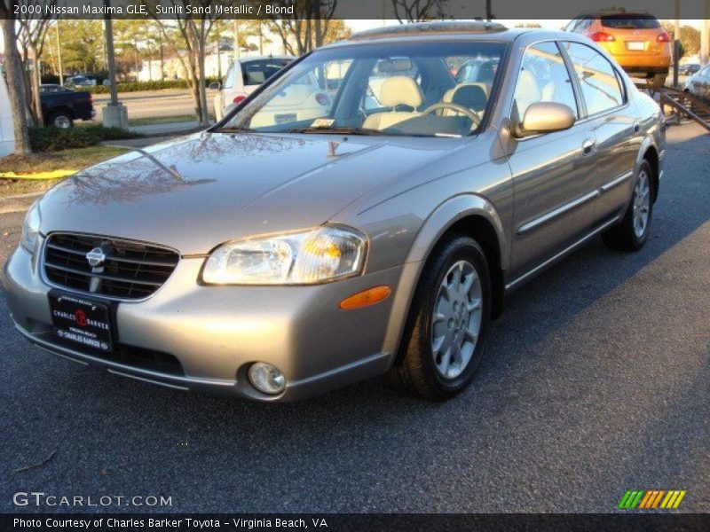 Sunlit Sand Metallic / Blond 2000 Nissan Maxima GLE