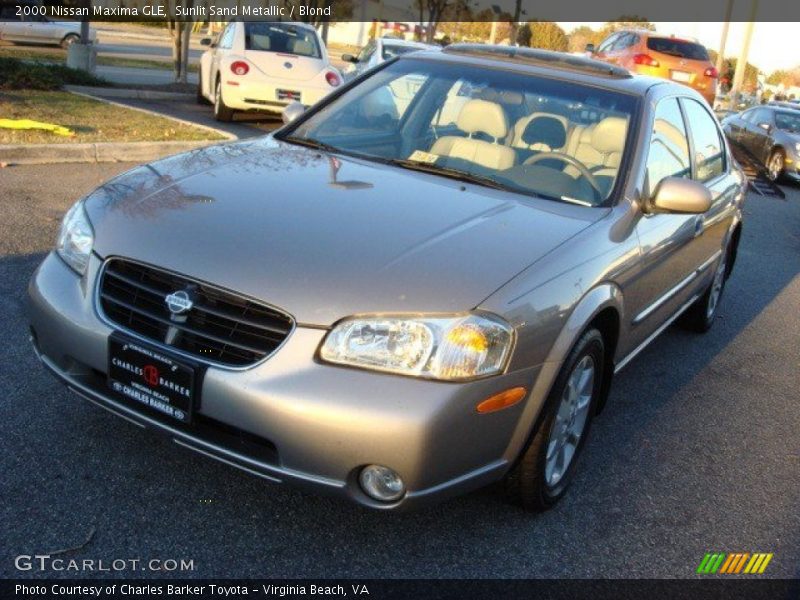 Sunlit Sand Metallic / Blond 2000 Nissan Maxima GLE