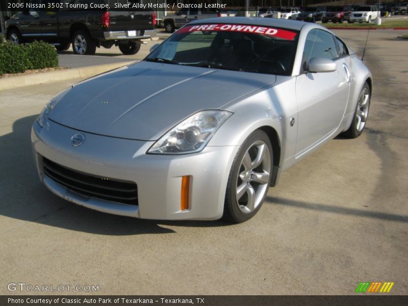 Silver Alloy Metallic / Charcoal Leather 2006 Nissan 350Z Touring Coupe