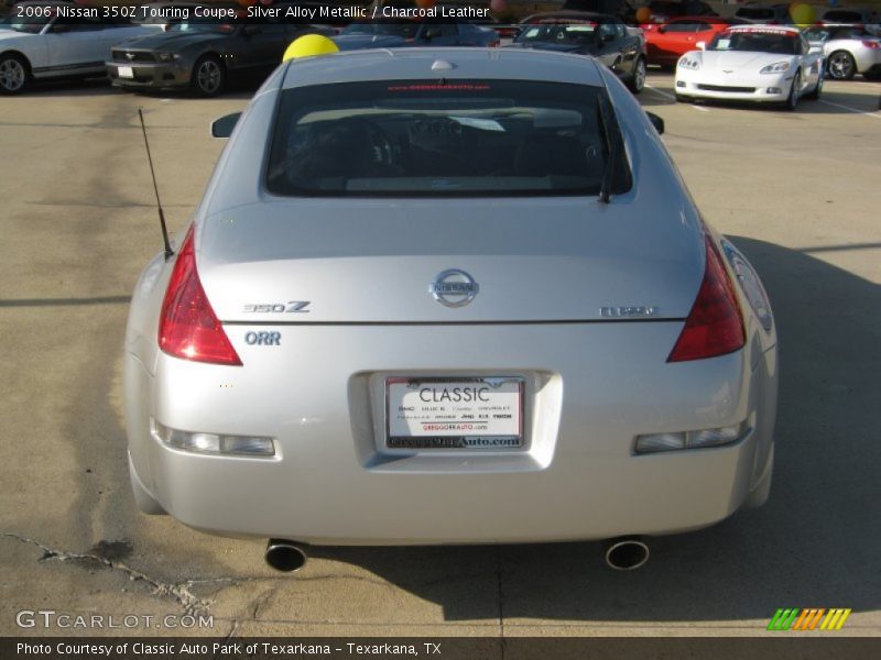 Silver Alloy Metallic / Charcoal Leather 2006 Nissan 350Z Touring Coupe